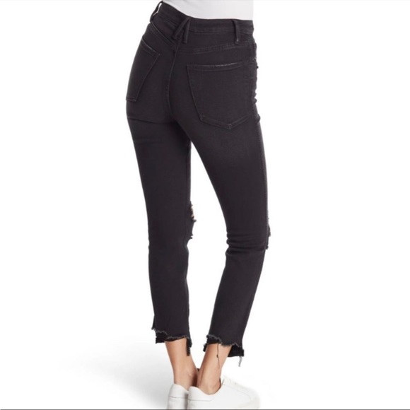 Good American Good Curve GCSKCH126S Black097 Skinny Jeans - Picture 2 of 9